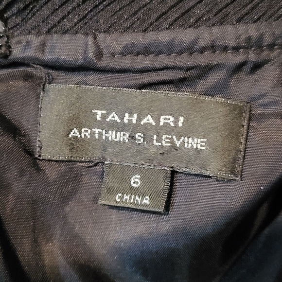 TAHARI Arthur S. Levine Women's Black Dress - Picture 6 of 7